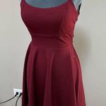 City Studios New Burgundy Red Mini dress lace size 1 Cocktail Prom Party Fit N Flare Photo 1