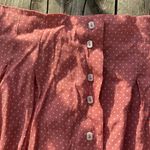 Mango Pink Polka-Dot Skirt Photo 1