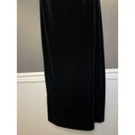 R & M Richards  Dress Womens Black Velvet Sleeveless Maxi Formal Evening Style 9067 Photo 2