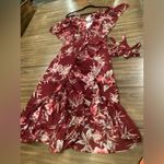 MISA Los Angeles  Tayla floral ruffle cascade wrap midi maxi Dress NWT Revolve M Photo 6