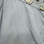 Wooden Beads Boho Festival Cowgirl Western Cottagecore Womens Shirt Size Large Blue Photo 3