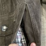 Loft Ann Taylor  Brown Leather Jacket for Women, Size Medium. Photo 8