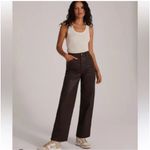 FAVORITE DAUGHTER Mischa Pant in Cape Town‎ Brown Gloss Wide Leg Size 25 Photo 2