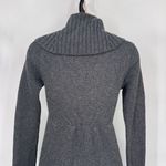 Vince Cardigan Sweater Womens Small Gray Alpaca Wool Cashmere Shawl Collar Photo 2