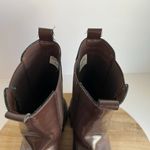 Dream Paris Dream Pairs Chocolate Brown Shiny Water Resistant Chunky Pull on Boots 8.5 Photo 12