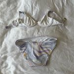 Hollister  swim purple, blue, yellow & white marble bikini Photo 1