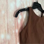 Girlfriend Collective  Cafe Brown Topanga Crop Top Sports Bra Photo 3