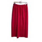 Promenade red two piece shirt set size 2XL polyester made‎ in USA vintage Photo 7