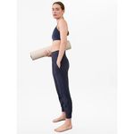 Athleta Salutation High Rise Jogger Pants Women's Powervita Sz Small Navy Yoga Photo 2