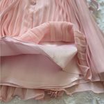 NWT Kimberly Boutique Light Pink Size 2 Beaded Silk Dress with Corset Back Photo 6