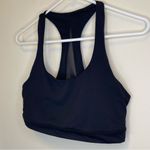 Lululemon Invigorate Mesh Cutout Racerback Sports Bra Luxtreme in Black Sz 12 Photo 4