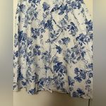 Land ’n Sea Blue Floral Ruffle Skirt, Size M – Feminine and Flowing Size M Photo 4