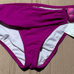 Women’s Medium 2Bamboo Berry Swim Bikini Bottom NWT Purple Photo 0