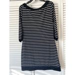 White House | Black Market  Striped 3/4 Sleeve Boat Neck Dress Size Medium Photo 3
