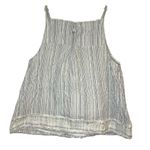 VanessaVirginia Lined Keyhole Back Eyelet Embroidered Tank Top Photo 0