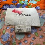 Elevenses Anthropologie Orange Floral Casual Shorts Photo 3