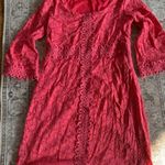 Alfani  Pink Dress Formal Women Size Small MIDI Summer Spring Wedding Photo 0