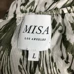 MISA Los Angeles Andromeda Dress Spring Ikat Print Large NWT Photo 7