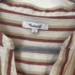 Madewell  Lakeline popover stripe shirt size M Photo 3