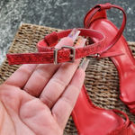 Bershka  Ted Snake Embossed Heels Photo 2