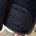 A. J. Bari Vintage Black Velour Velvet Quilted Open Jacket Blazer Small Photo 1