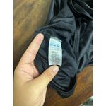 Vanity Fair  Large Black Slip Skirt Lace Trim Side Slit Simple Lingerie Basic Photo 4