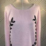 Wildfox  Laurel Wreath Sequin Sweater‎ in Pink Photo 3