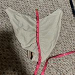 PilyQ NWT  Sandstone Basic Ruched Bikini Bottom Shimmer Glitter- Size Medium Photo 8