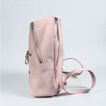 Lacoste Script Logo Polyvinyl Backpack Light Pink School Travel Barbiecore Fairy Photo 2