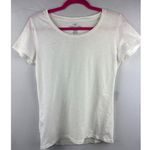 Faded Glory  Womens Short Sleeve White T-Shirt S 4-6 100% Cotton Photo 1