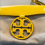 Tory Burch  Miller Canvas Crossbody Bag in Lemon Drop Photo 1