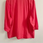 CJ Banks Pink Full Zip Front Lightweight Coat NEW Size 1X 3/4 Sleeves Photo 9