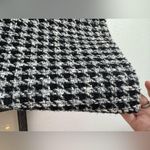 Loft Black and White Houndstooth Mini Skirt Photo 6