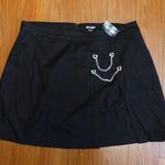 Hot Topic Double Chain Mini Skirt Womens Plus Size 1 Black Goth Rock School Girl Photo 10