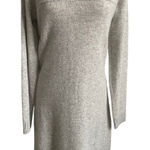 FatFace Cable Knit Sweater Dress Gray Wool Blend Cozy Lodge Size 6 Photo 0