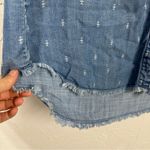 Cloth & Stone Blue Chambray Shirt Dress Womens S Beachy Coastal Cowboy Anthro Photo 1