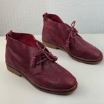 Hush Puppies  Cyra Catelyn Burgundy Sparkle Suede Ankle Bootie Women’s 10 EUR 42 Photo 7