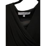 Evan Picone  Women's 3/4 Sleeve‎ Black A-Line Dress Ruched Size 4 Photo 2