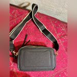 Crossbody faux leather black with adjustable strap Photo 10