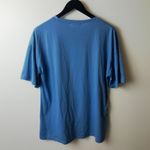 SheIn Oversized T Shirt Graphic Tee Short Sleeve Cotton Solid Logo Medium Blue Photo 3