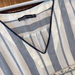 Abercrombie & Fitch white blue striped coverup tunic xs/s Photo 8