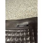 Steve Madden  Women's Dark Gray Quilted Leather Crossbody Bag​​ Photo 1