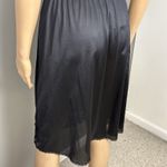 Vintage Stellar Foundations Half Slip Black Size Medium ILGWU Union Wide Lace Photo 2