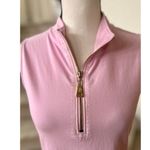 Spartina 449  Light Pink Sleeveless Quarter Zip Tennis Dress Photo 2