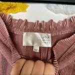 J.O.A. Revolve Pleated Off Shoulder Top in Pink Photo 5