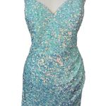 Alyce Paris Sequin Mini Opal Dress size 16 Photo 9