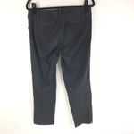 Loft Ann Taylor Womens Pants Marisa Ankle Crop Polka Dot Stretch Black Size 4 Photo 1