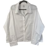 PINK - Victoria's Secret Victoria’s Secret Pink by Frankies Bikinis Lace Trim Crop Button Down Shirt Photo 0