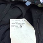 Emporio Armani Vintage Silk Sequin Dress Blue Green Black Asymmetric Size 8 Photo 9