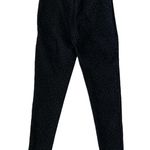 Ann Taylor NWT Flocked Animal Print Side Zip Legging | Black Leopard Print | XS Photo 3